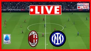 🔴 Milan vs Inter LIVE 🔴 Serie A 2025/2026 ⚽ Simulazione della partita di oggi