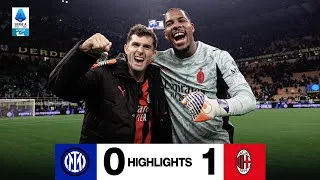 𝗣𝘂𝗹𝗶𝘀𝗶𝗰 e 𝗠𝗔𝗜𝗚𝗡𝗔𝗡! Il Derby è ❤️🖤 | Inter 0-1 AC Milan | Highlights Serie A 2025/26