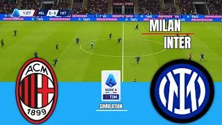 MILAN vs INTER Serie A 2026 DERBY  Simulation/Prediction