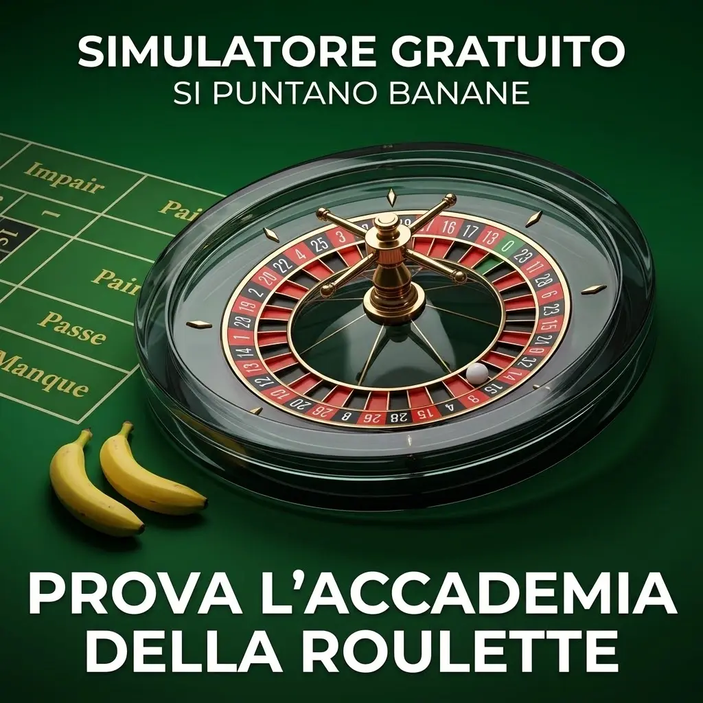 Accademia Roulette for fun: prova la roulette gratis con le banane, europea, francese e americana