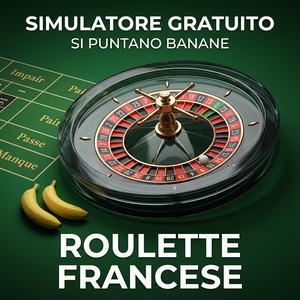 Roulette francese gratis: gioca for fun con le banane, 37 caselle (0-36)