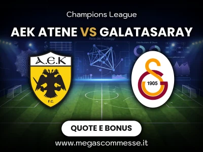 Quote scommesse AEK Atene - Galatasaray: copertina del match
