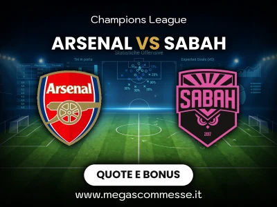 Quote scommesse Arsenal - Sabah: copertina del match
