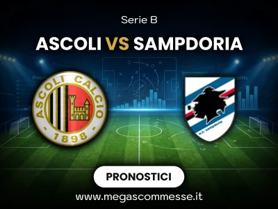 Pronostico Ascoli - Sampdoria: copertina del match