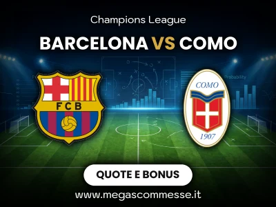 Quote scommesse Barcelona - Como: copertina del match
