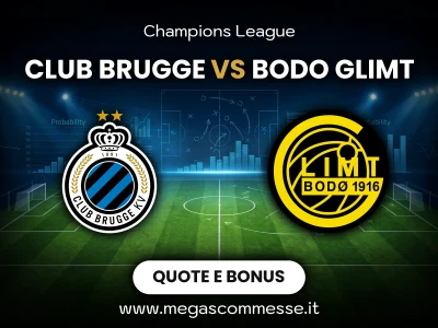Quote scommesse Club Brugge - Bodo Glimt: copertina del match