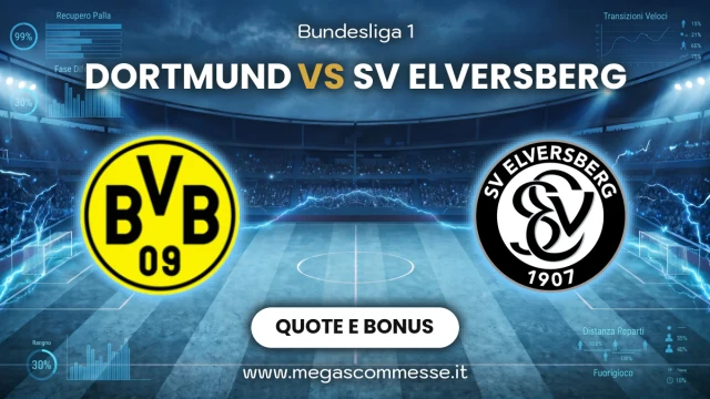 Quote scommesse Dortmund - SV Elversberg: copertina del match