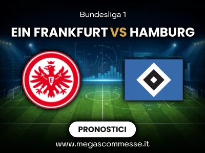 Pronostico Ein frankfurt - Hamburg: copertina del match
