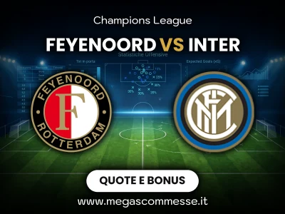 Quote scommesse Feyenoord - Inter: copertina del match