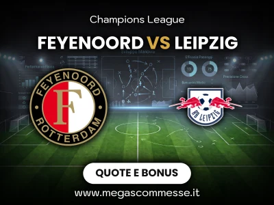 Quote scommesse Feyenoord - Leipzig: copertina del match