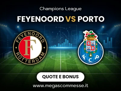 Quote scommesse Feyenoord - Porto: copertina del match