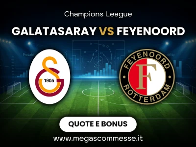 Quote scommesse Galatasaray - Feyenoord: copertina del match