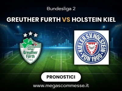 Pronostico Greuther furth - Holstein kiel: copertina del match