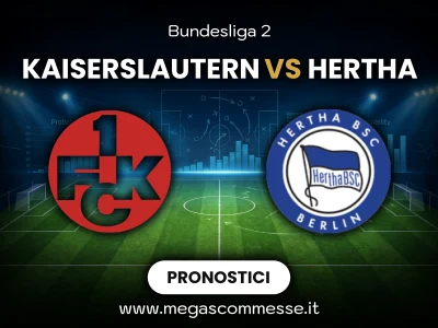 Pronostico Kaiserslautern - Hertha: copertina del match