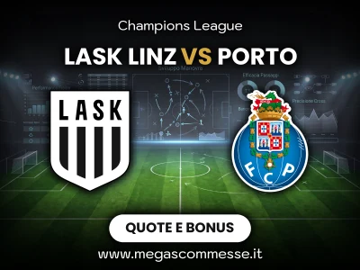 Quote scommesse LASK Linz - Porto: copertina del match