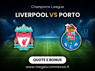 Quote scommesse Liverpool - Porto: copertina del match