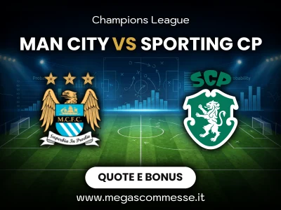 Quote scommesse Man city - Sporting CP: copertina del match