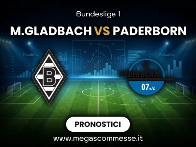 Pronostico M.gladbach - Paderborn: copertina del match
