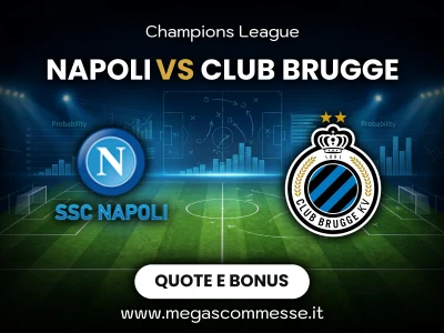 Quote scommesse Napoli - Club Brugge: copertina del match