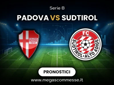 Pronostico Padova - Sudtirol: copertina del match