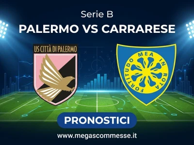 Pronostico Palermo - Carrarese: copertina del match