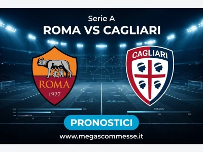 Pronostico Roma - Cagliari: copertina del match