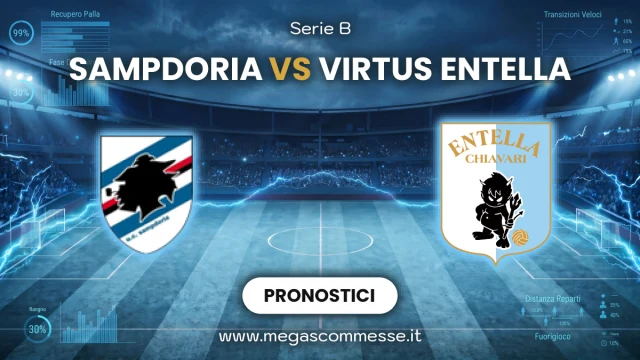 Pronostico Sampdoria - Virtus entella: copertina del match