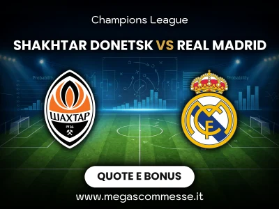Quote scommesse Real madrid - Shakhtar Donetsk: copertina del match