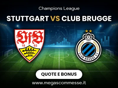 Quote scommesse Stuttgart - Club Brugge: copertina del match
