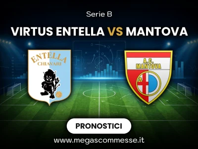 Pronostico Virtus entella - Mantova: copertina del match