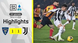 REBIC risponde a CAMBIASO, è pareggio al Via del Mare: Lecce-Juventus 1-1 | Serie A Enilive | DAZN