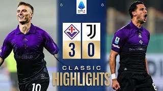 FIORENTINA-JUVENTUS 3-0 | CLASSIC HIGHLIGHTS SERIE A 2024/25