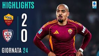 ROMA-CAGLIARI 2-0 | HIGHLIGHTS | 24ª GIORNATA | SERIE A ENILIVE 2025/26