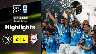 CONTE scrive la storia, FESTA al MARADONA: Napoli-Cagliari 2-0 | Serie A Enilive | DAZN Highlights