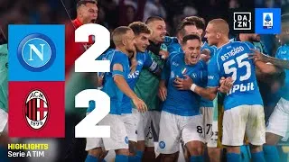 POLITANO e RASPADORI rispondono a GIROUD: Napoli-Milan 2-2 | Serie A TIM | DAZN Highlights