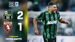 DECIDE BERARDI, AQUILANI batte ABATE: Sassuolo-Torino 2-1 | Serie A Enilive | DAZN Highlights