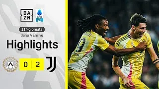 THURAM (e Okoye) + SAVONA, la JUVE vince: Udinese-Juventus 0-2 | Serie A Enilive | DAZN Highlights