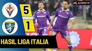 FIORENTINA VS FROSINONE 5-1, HASIL LIGA ITALIA TERBARU HARI INI 2024, KLASEMEN LIGA ITALIA 2024