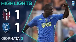 BOLOGNA-EMPOLI 1-1 | HIGHLIGHTS | 3ª GIORNATA | SERIE A ENILIVE 2024/25