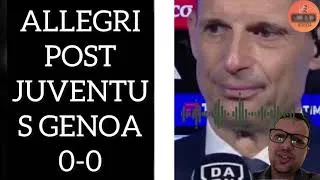 JUVENTUS GENOA 1-1 MAX ALLEGRI POST PARTITA 17/03/2024