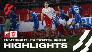 FC Utrecht uitgeschakeld door FC Twente | HIGHLIGHTS