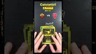 CALCIATORI PANINI 24-25 🇮🇹 ROMA🟡🔴 vs MONZA⚪🔴 #pronostico #figurine #predictions #asroma #monza #new