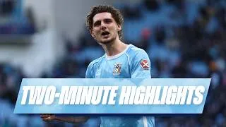 TWO-MINUTE HIGHLIGHTS ▶️ | Coventry City v Stoke City | Sky Bet Championship 2025/26