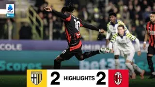 Saelemaekers e Leão segnano ma finisce pari | Parma 2-2 AC Milan | Highlights Serie A