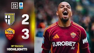 MALEN all'ultimo RESPIRO! Gasp infiamma la CHAMPIONS: Parma-Roma 2-3 | Serie A Enilive | DAZN