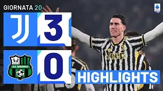 JUVENTUS-SASSUOLO 3-0 | HIGHLIGHTS | 20ª GIORNATA | SERIE A TIM 2023/24