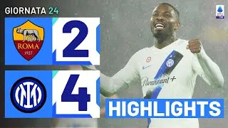 ROMA-INTER 2-4 | HIGHLIGHTS | 24ª GIORNATA | SERIE A TIM 2023/24