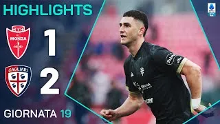MONZA-CAGLIARI 1-2 | HIGHLIGHTS | 19ª GIORNATA | SERIE A ENILIVE 2024/25