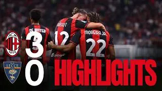 Highlights Serie A | Milan-Lecce 3-0 | Pulisic, Rabiot e Moreira per il tris a San Siro