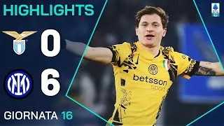 LAZIO-INTER 0-6 | HIGHLIGHTS | 16ª GIORNATA | SERIE A ENILIVE 2024/25